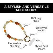 Load image into Gallery viewer, Clip &amp; Go Beaded Wristlet Beaded Assortment