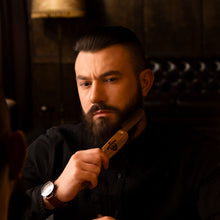 Load image into Gallery viewer, Wooden Beard Comb – Bearded Man