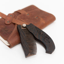 Load image into Gallery viewer, Wooden Beard Comb – Viking Design