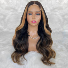 Load image into Gallery viewer, Bianca Glueless 5x5 HD Lace Professionally Colored 100% Human Hair Closure Wig