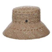 Load image into Gallery viewer, Biltmore Sweet Creature - Women's Raffia Straw Bucket Hat