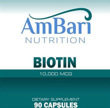 Load image into Gallery viewer, AmBari Biotin 10mg