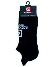 Load image into Gallery viewer, Rockwell Training Black Ankle Socks