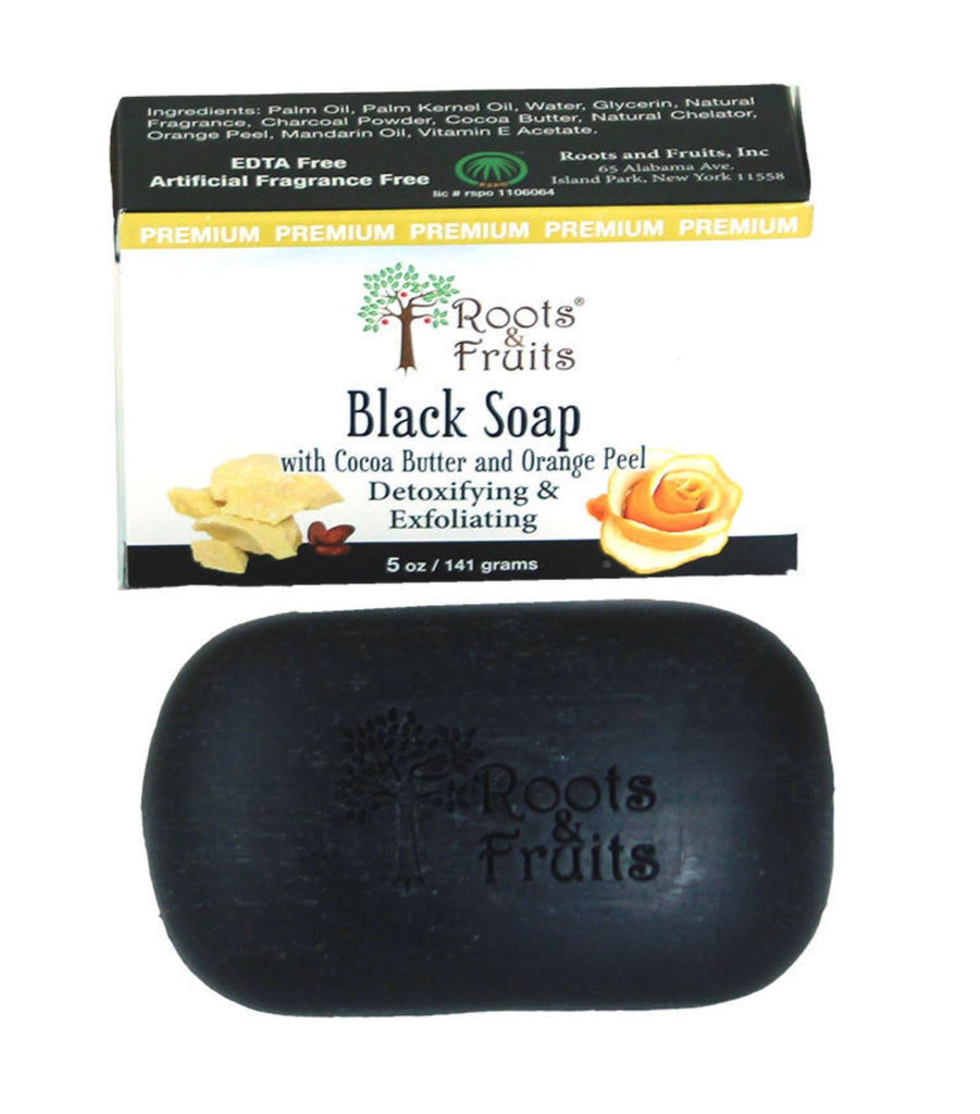 Black Cocoa Butter & Orange Soap