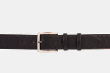 Load image into Gallery viewer, The Adler Black Leather Belt