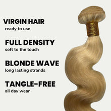 Load image into Gallery viewer, Blonde Body Wave 100% Human Hair Bundles