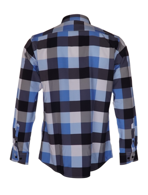 The Titan - Blue Pattern Long Sleeve