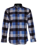 The Titan - Blue Pattern Long Sleeve