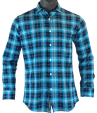 The Titan - Blue Plaid Long Sleeve