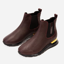 Load image into Gallery viewer, The Panther Burgundy Leather Men Chelsea Boot
