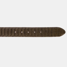 Load image into Gallery viewer, The Bethesda Green Pythn Snk Leather Belt