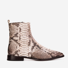 Load image into Gallery viewer, The Boss Natural Pythn Snk Zip-Up Leather Men Boot Limited Edition