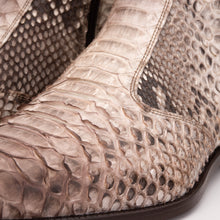 Load image into Gallery viewer, The Boss Natural Pythn Snk Zip-Up Leather Men Boot Limited Edition