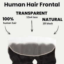 Load image into Gallery viewer, Brazilian Body Wave 13x4 Transparent Lace Human Hair Frontal
