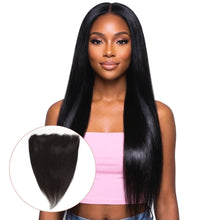Load image into Gallery viewer, Brazilian Straight 13x4 Transparent Lace Human Hair Frontal