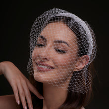 Load image into Gallery viewer, Bridal Birdcage Veil Headband