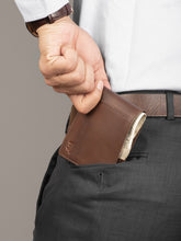 Load image into Gallery viewer, Wealth Ward Brown Bi-folded Wallet