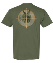 Load image into Gallery viewer, Browning Crosshair Buck (Military Green) - Mens T-Shirt