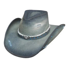 Load image into Gallery viewer, Bullhide Silver Wings - Womens Denim Cowgirl Hat