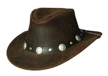Load image into Gallery viewer, Bullhide Arapahoe- Leather Australian Outback Hat