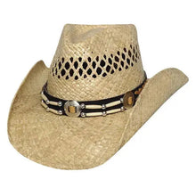 Load image into Gallery viewer, Bullhide Ashland - Shapeable Straw Cowboy Hat