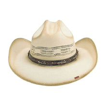 Load image into Gallery viewer, Bullhide Barb Wire - Bangora Straw Cowboy Hat