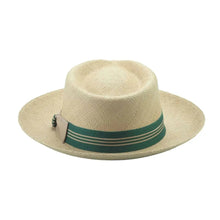 Load image into Gallery viewer, Bullhide Biscayne - Panama Straw Fedora Hat