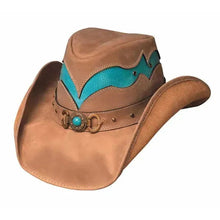 Load image into Gallery viewer, Bullhide Cascade Range - Leather Cowboy Hat