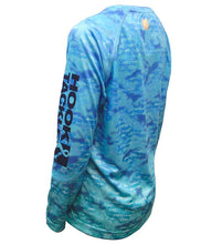 Load image into Gallery viewer, Youth Fish Fractal UV Fishing Shirt (8-20)