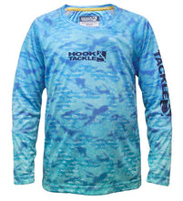 Load image into Gallery viewer, Youth Fish Fractal UV Fishing Shirt (8-20)