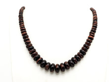 Load image into Gallery viewer, 8-18mm High Quality Natural Red Tiger Eye Graduated, Rondelle Smooth/Faceted Gemstone Beads, 15inch strand, SKU#U191/U201