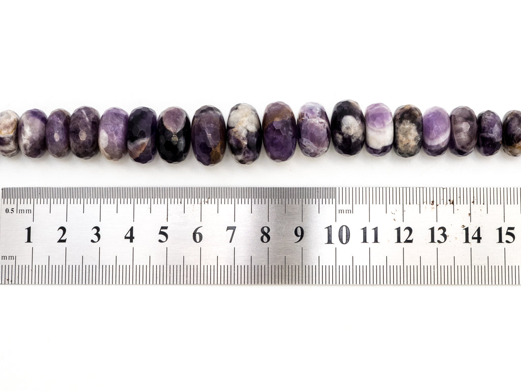 8-18mm High Quality Natural Amethyst Graduated,Faceted Ronde
