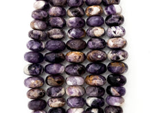 Load image into Gallery viewer, 8-18mm High Quality Natural Amethyst Graduated,Faceted Ronde