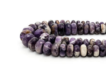 Load image into Gallery viewer, 8-18mm High Quality Natural Amethyst Graduated,Faceted Ronde
