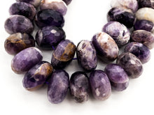Load image into Gallery viewer, 8-18mm High Quality Natural Amethyst Graduated,Faceted Ronde