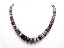Load image into Gallery viewer, 8-18mm High Quality Natural Amethyst Graduated,Faceted Ronde