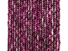 Load image into Gallery viewer, High Quality Natural Ruby Faceted Round 3mm Beads