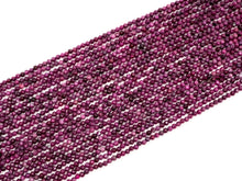 Load image into Gallery viewer, High Quality Natural Ruby Faceted Round 3mm Beads