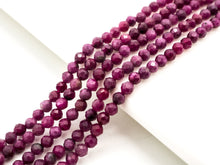 Load image into Gallery viewer, High Quality Natural Ruby Faceted Round 3mm Beads