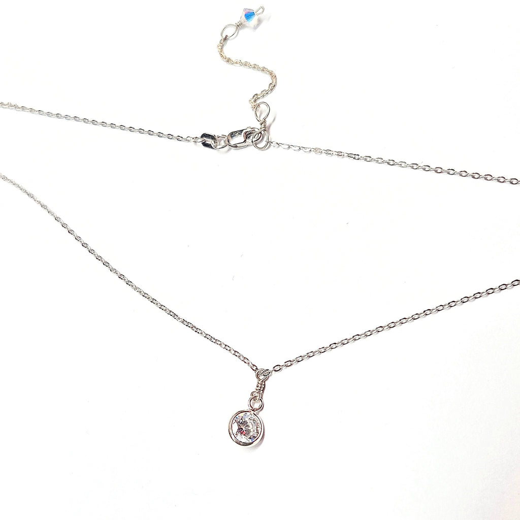 The Princess Rhinestone drop necklace