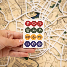 Load image into Gallery viewer, Wooden Map Pins - Lifestyle Icons