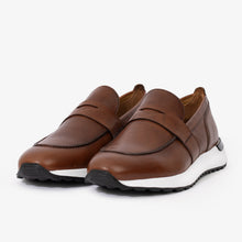 Load image into Gallery viewer, The Lara Tan Leather Men Sneaker
