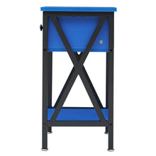 Load image into Gallery viewer, Set of 2 - 1 Drawer Nightstand in Dark Blue and Black