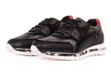 Load image into Gallery viewer, The Cakarta Black Leather Men Sneaker Final Sale!