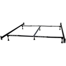 Load image into Gallery viewer, California King Heavy Duty Metal Bed Frame with Headboard Footboard Brackets