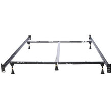 Load image into Gallery viewer, California King Heavy Duty Metal Bed Frame with Headboard Footboard Brackets