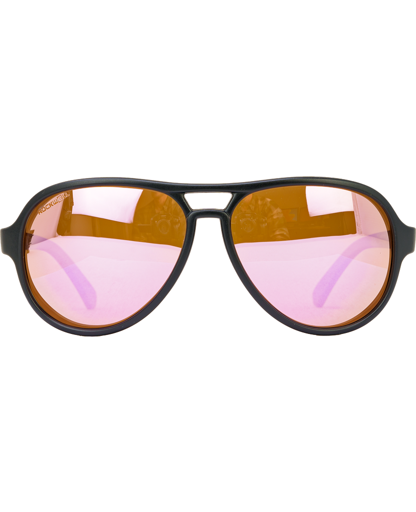 Casino (Black/Pink Mirror Polarized Lens)