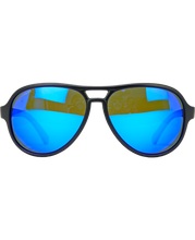 Load image into Gallery viewer, Casino (Black/Blue Mirror Polarized Lens)
