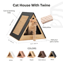 Load image into Gallery viewer, Stylish Wooden Cat Houses - Black