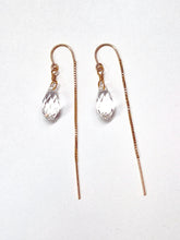 Load image into Gallery viewer, Swarovski Crystal droplet earrings